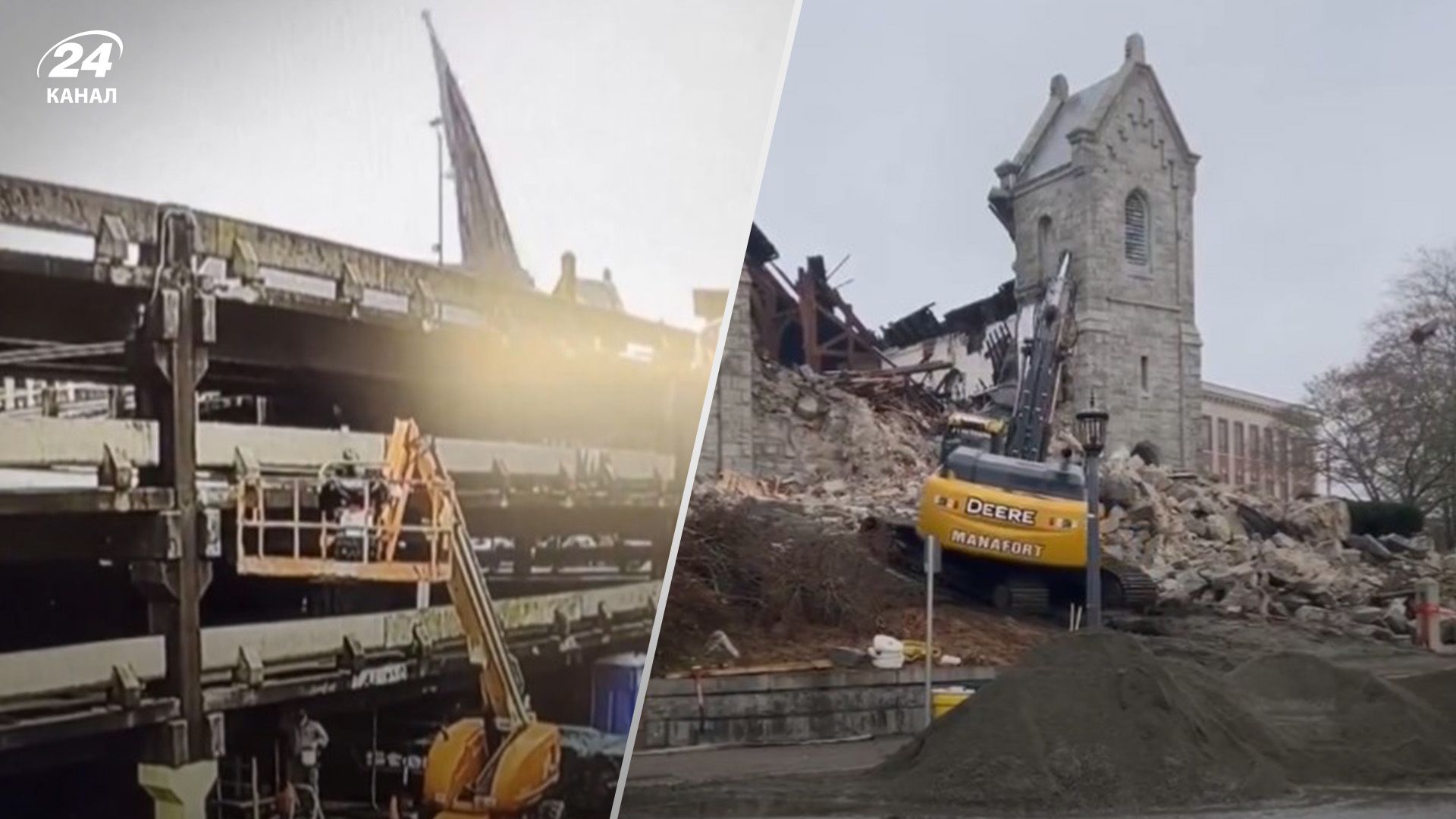 У США обвалилася 46-метрова церковна дзвіниця У США обвалилася 46-метрова церковна дзвіниця