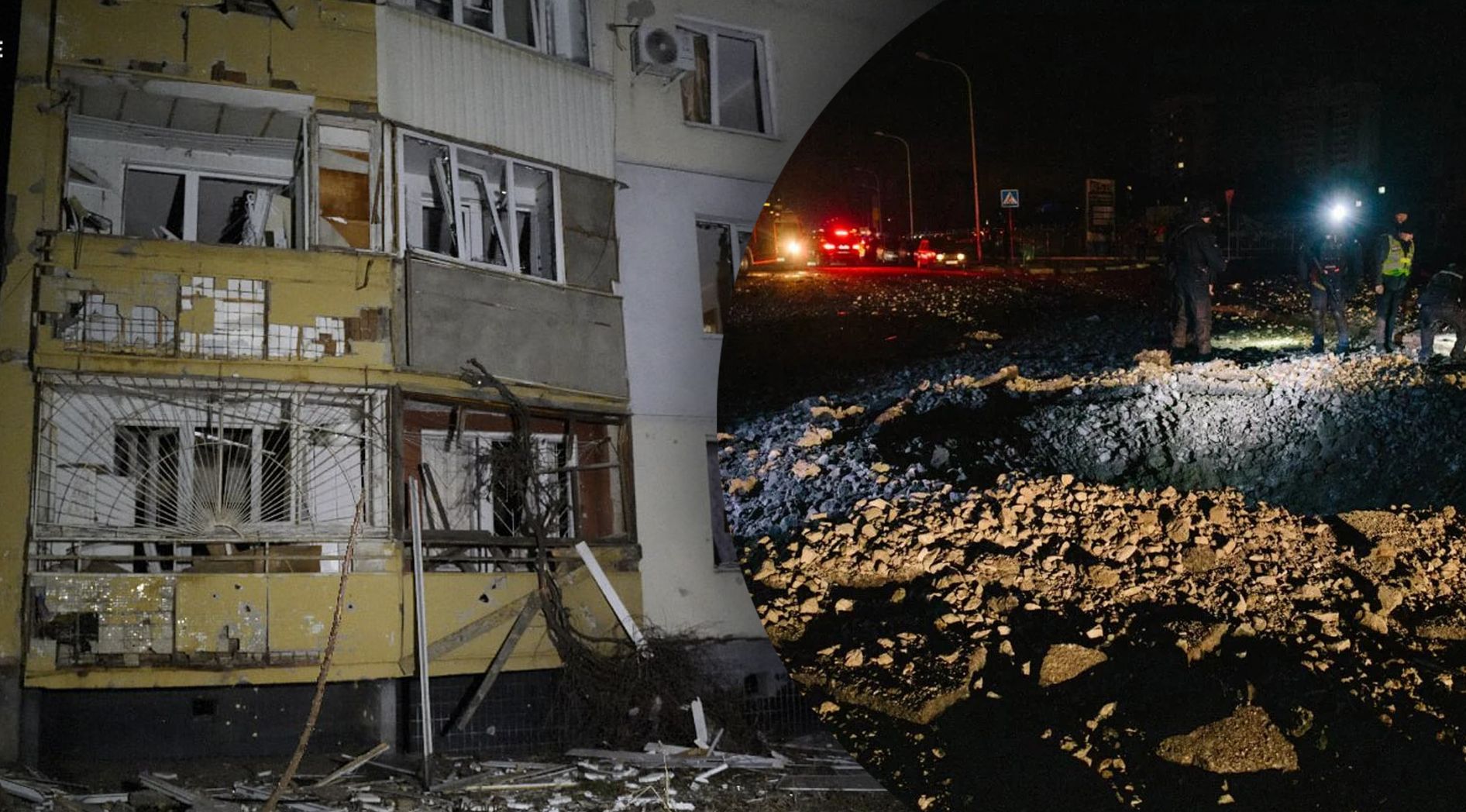 Поврежденные дома, авто, горел супермаркет: жуткие кадры из Харькова, который атаковали Шахеды