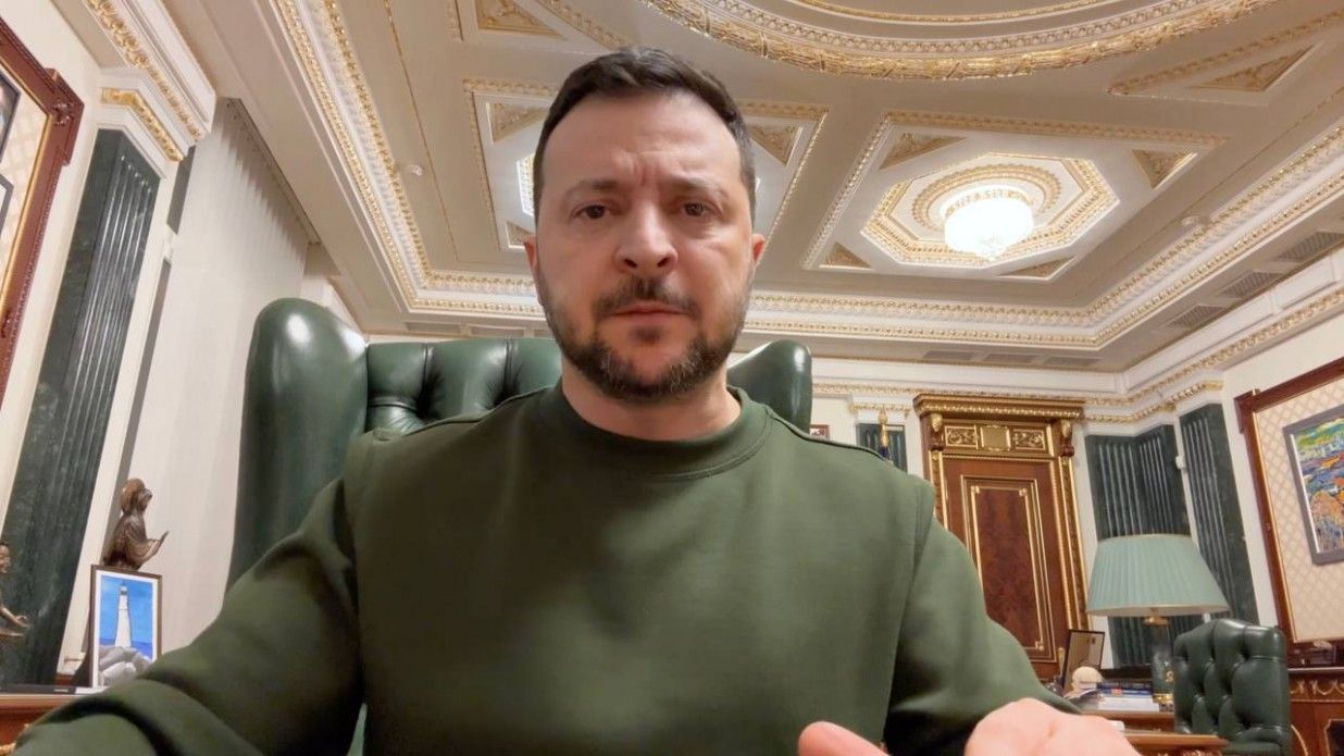 Зеленский обратился к украинцам 31 января