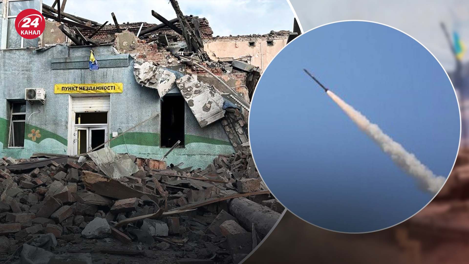 Оккупанты ударили ракетами по школе в Мирнограде Оккупанты ударили ракетами по школе в Мирнограде