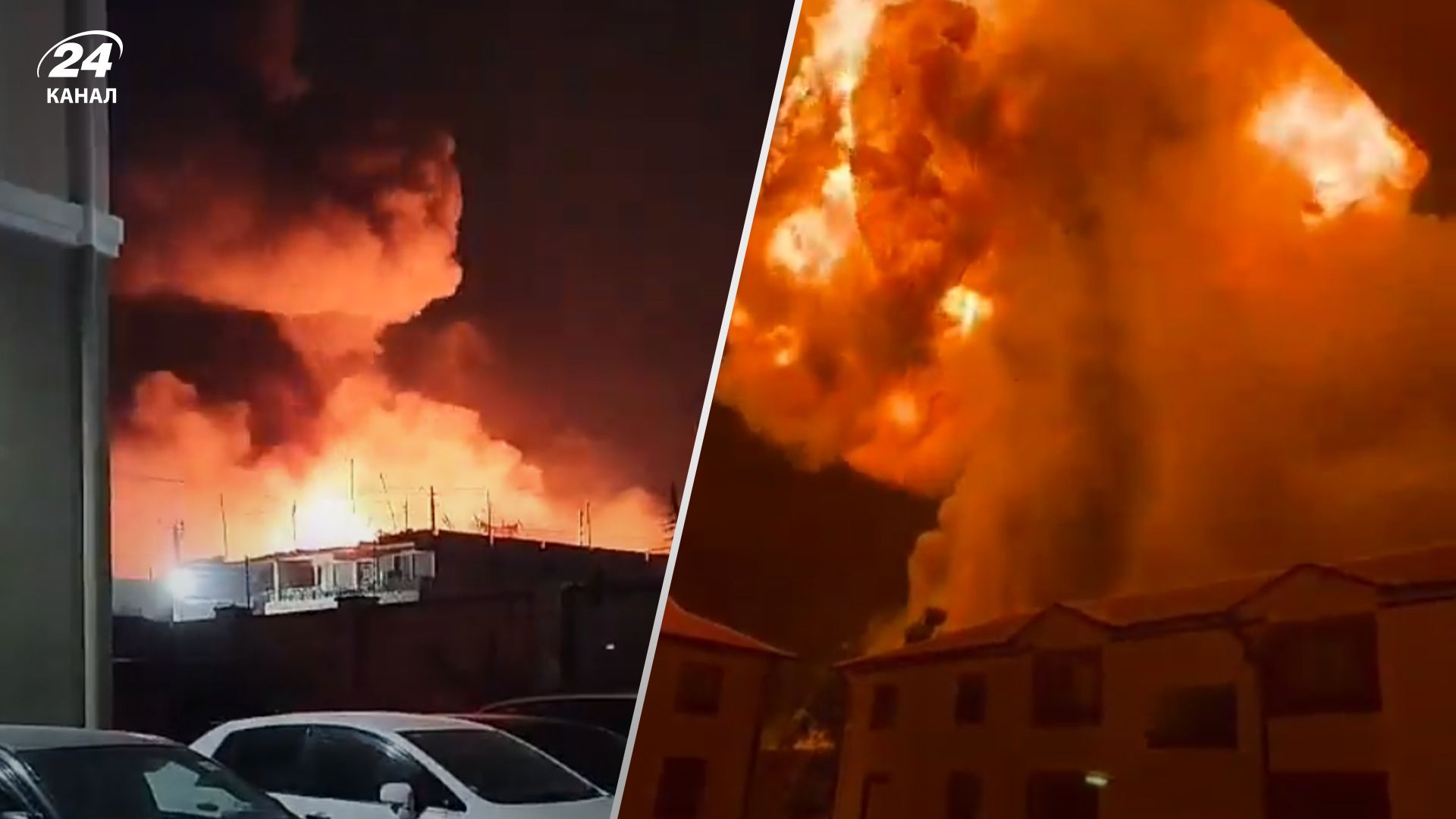 В Кении выуухнул грузовик с газом В Кении выуухнул грузовик с газом