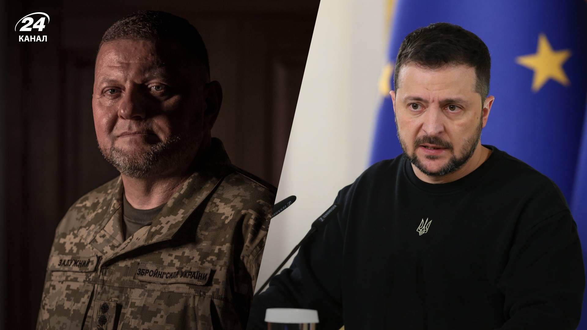 Залужний розповів Зеленському про проблеми у війні - 24 Канал Залужний розповів Зеленському про проблеми у війні - 24 Канал