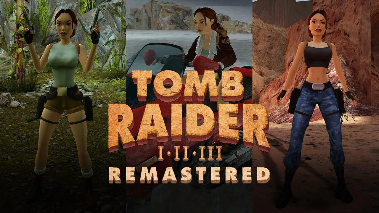 Постер ремастер-коллекции Tomb Raider
