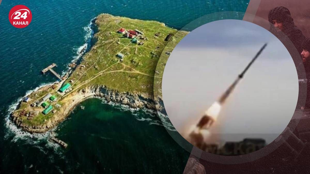 РСЗО "Ураган" работало по Змеиному с баржи РСЗО "Ураган" работало по Змеиному с баржи