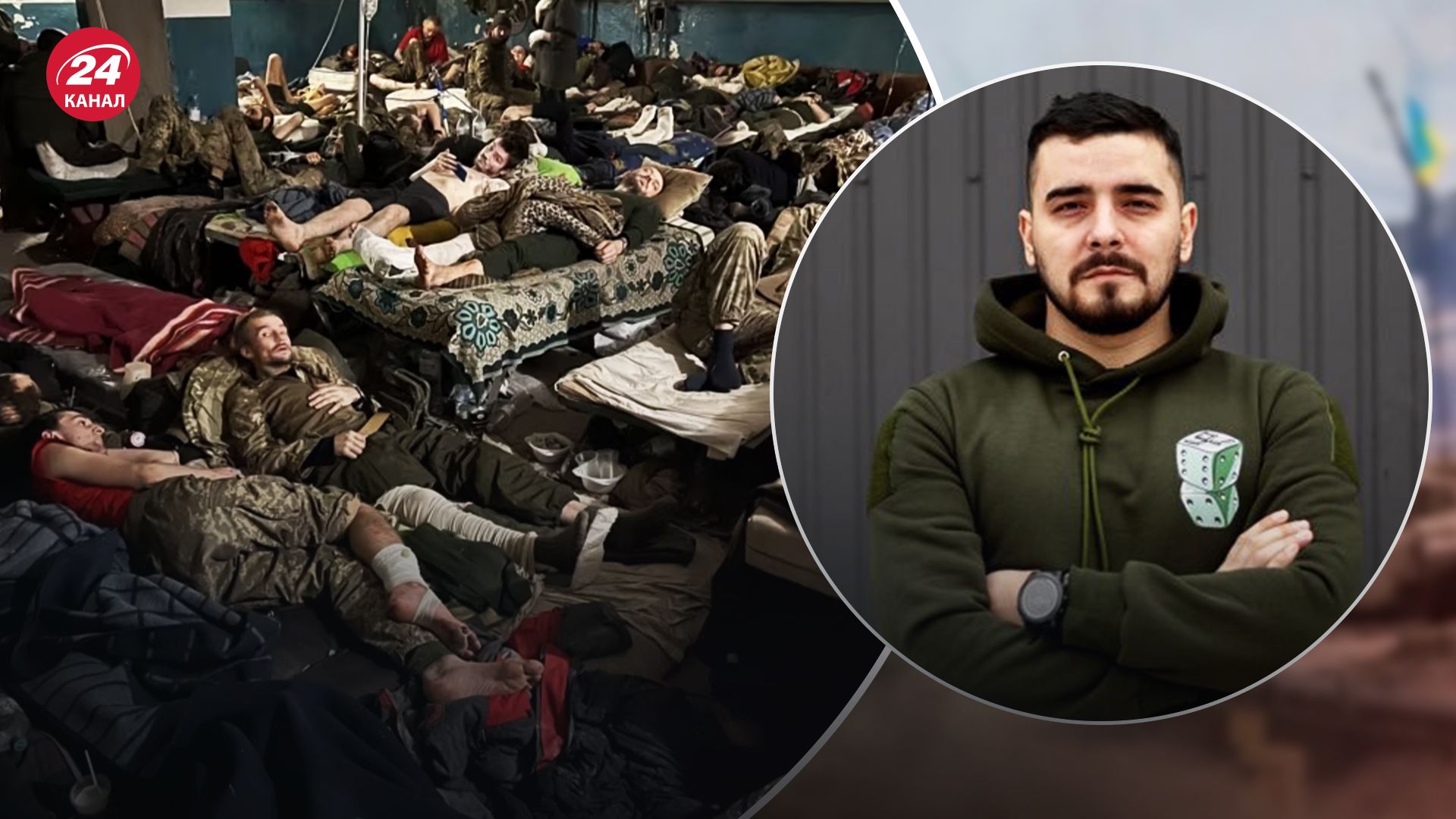 Парамедик Ісенаджиєв розповів про умови у шпиталі, який облаштували на "Азовсталі" Парамедик Ісенаджиєв розповів про умови у шпиталі, який облаштували на "Азовсталі"