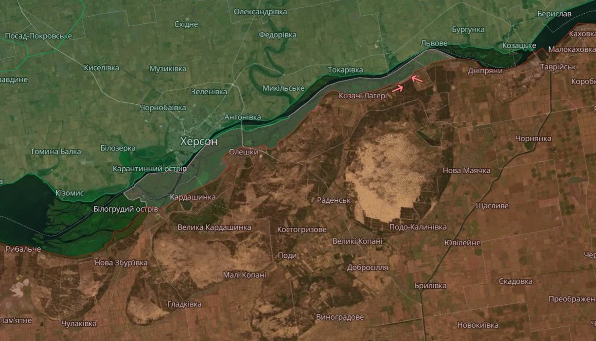 Російські командири заважають штурмувати позиції ЗСУ на лівому березі Дніпра