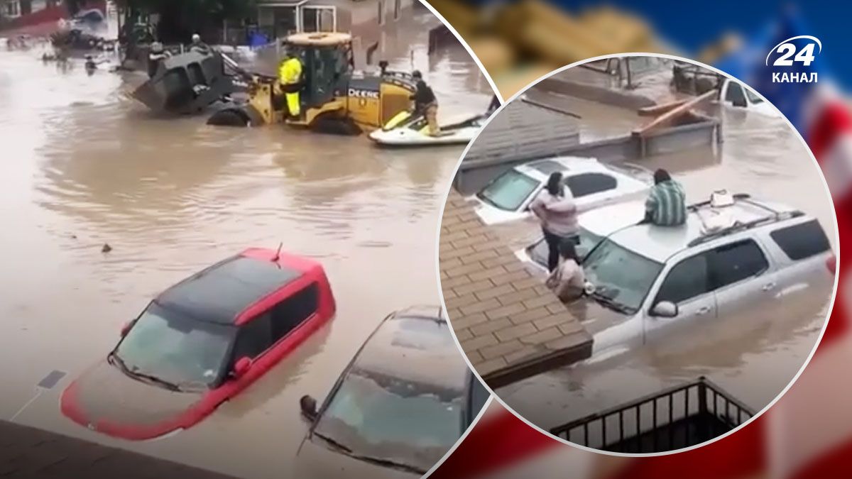Мощное наводнение в штате Калифорния - 24 Канал Мощное наводнение в штате Калифорния - 24 Канал