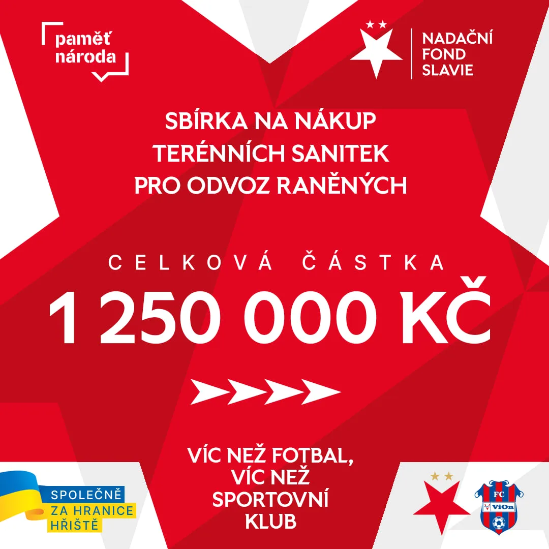 Сколько денег удалось собрать Славии в поддержку Украины