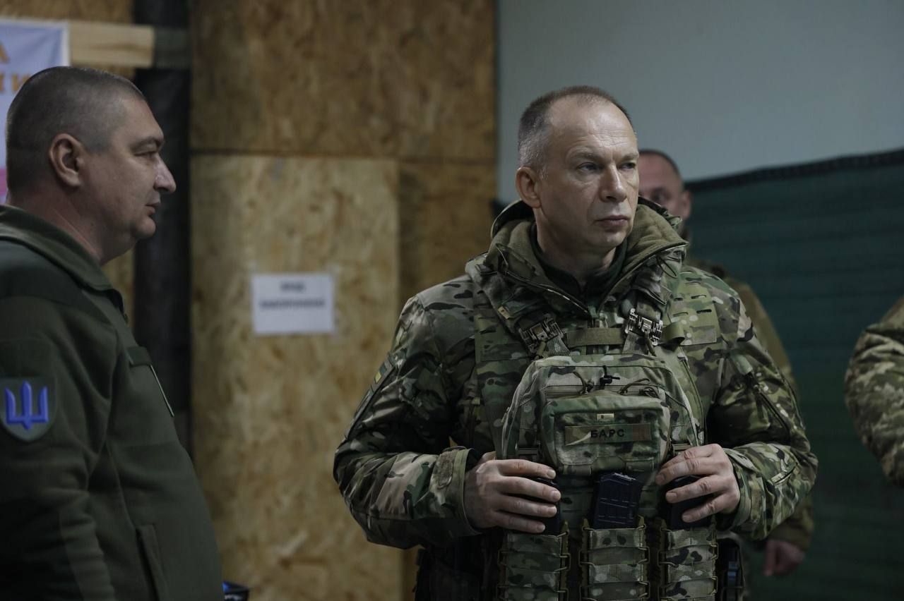 Сырский побывал на Бахмутском направлении Сырский побывал на Бахмутском направлении