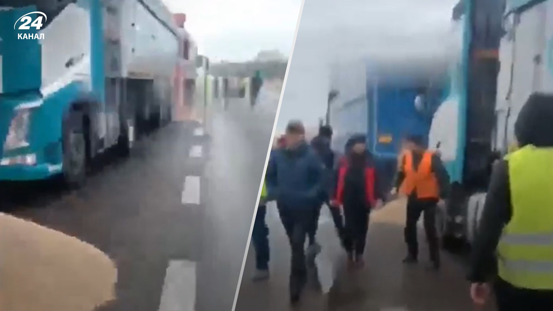 Что произошло с водителями поврежденных фур в Польше Что произошло с водителями поврежденных фур в Польше