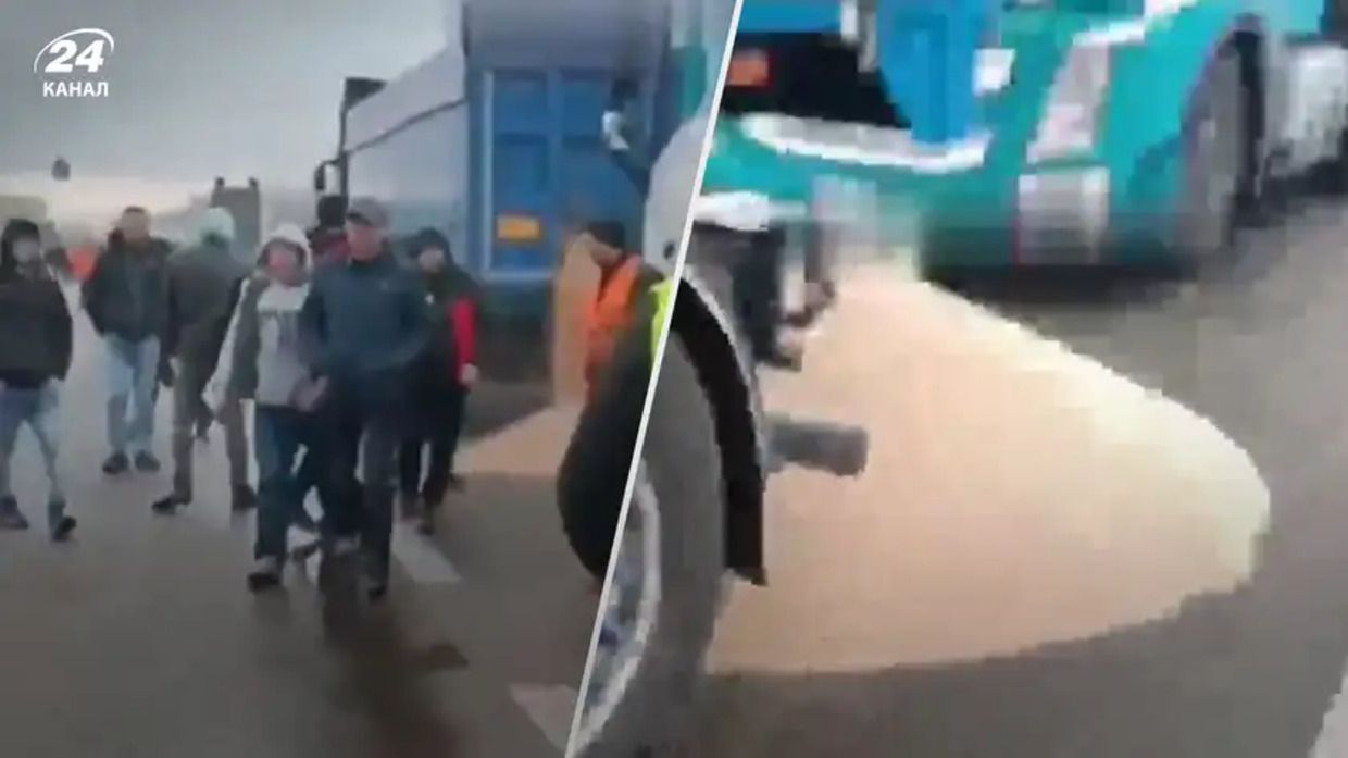 Полиция расследует дело о рассыпанном зерне Полиция расследует дело о рассыпанном зерне