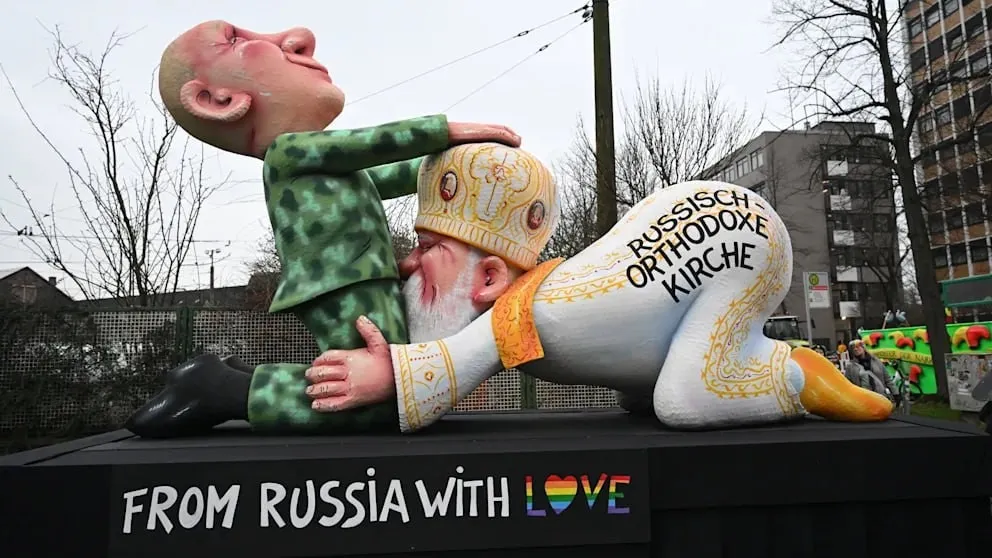 Над Путиным посмеялись на карнавале в Дюссельдорфе