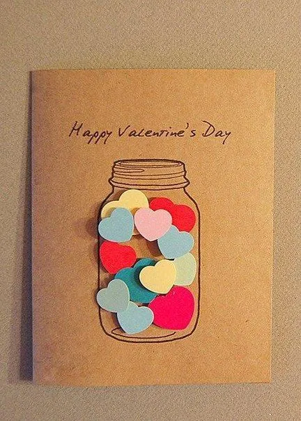 Валентинка из бумаги Валентинка из бумаги