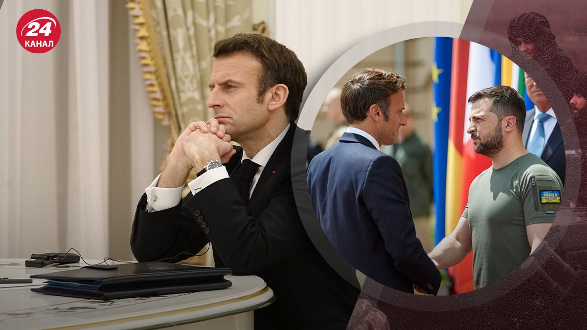 Макрон отложил визит в Украину Макрон отложил визит в Украину