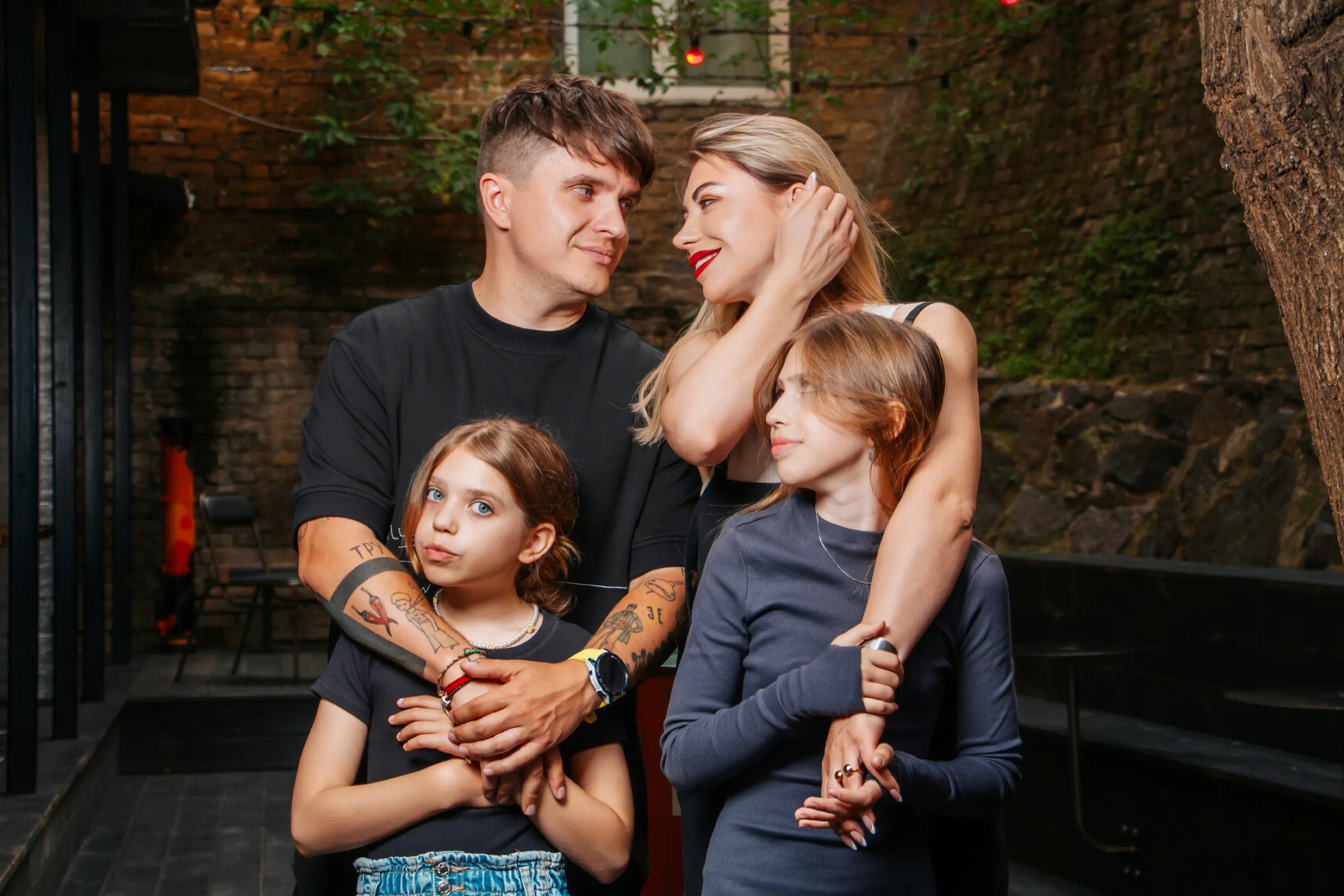 Анатолій Анатоліч з сім'єю