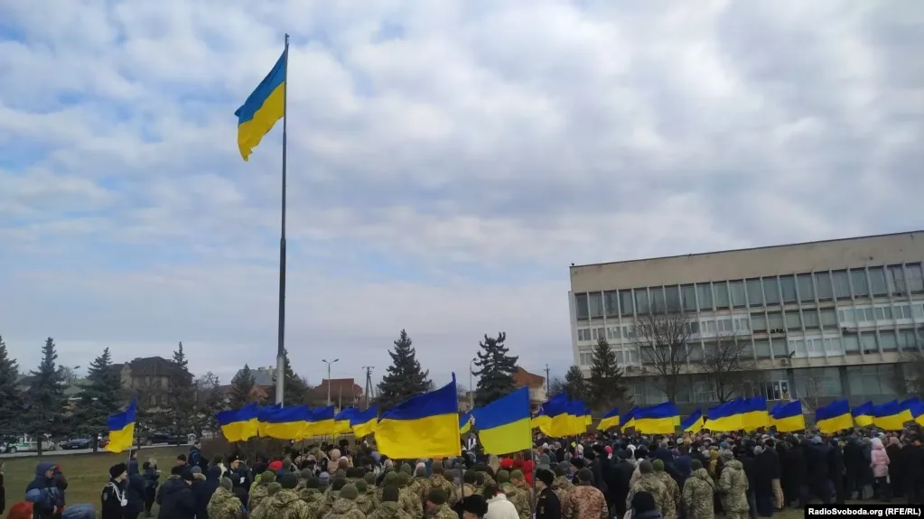 Херсон, Украина, 16 февраля 2022 года 
