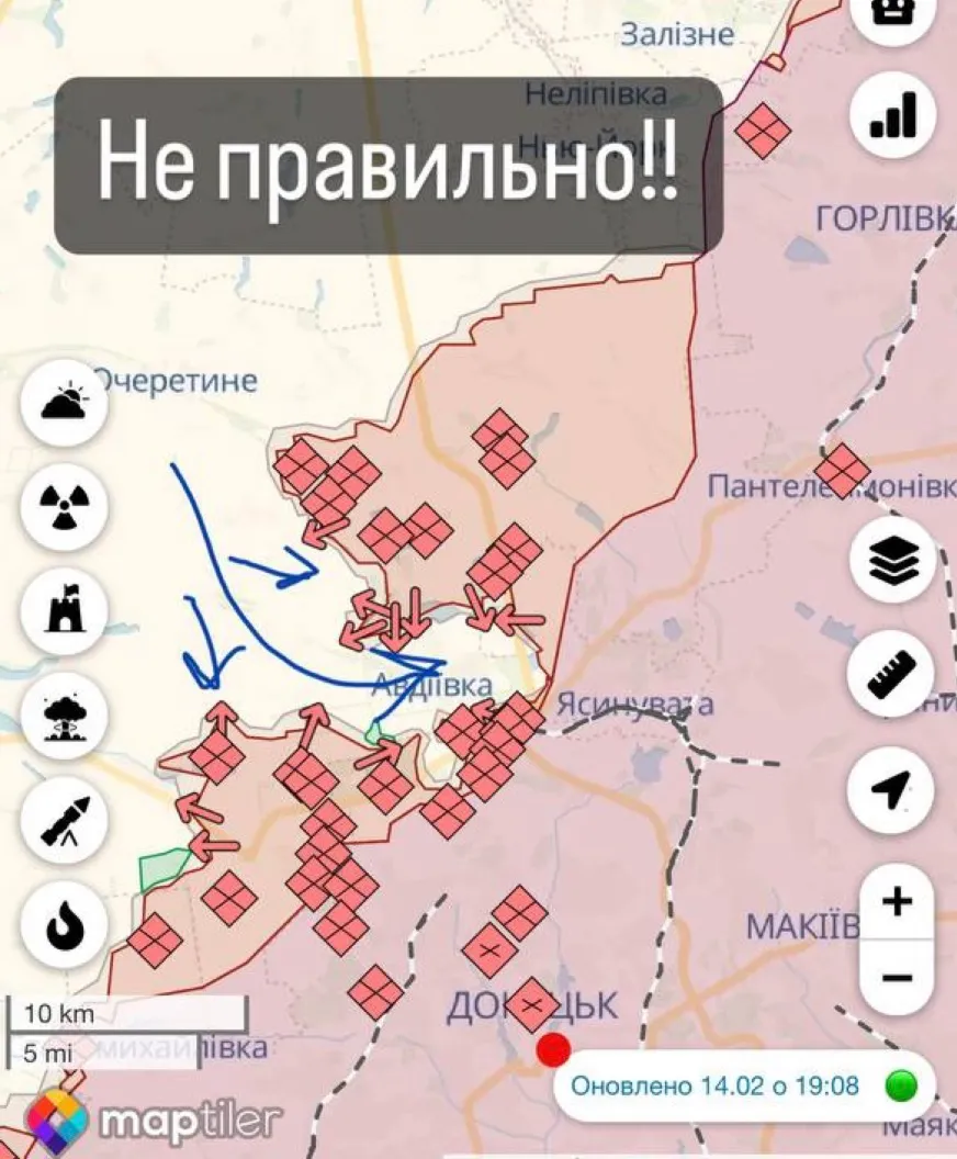 Кротевич стверджує, що теперішня тактика оборони Авдіївки є неправильною Кротевич стверджує, що теперішня тактика оборони Авдіївки є неправильною