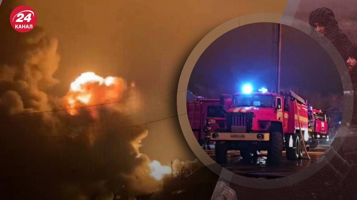 Дроны ГУР ударили по нефтебазе "Полевая" - 24 Канал Дроны ГУР ударили по нефтебазе "Полевая" - 24 Канал