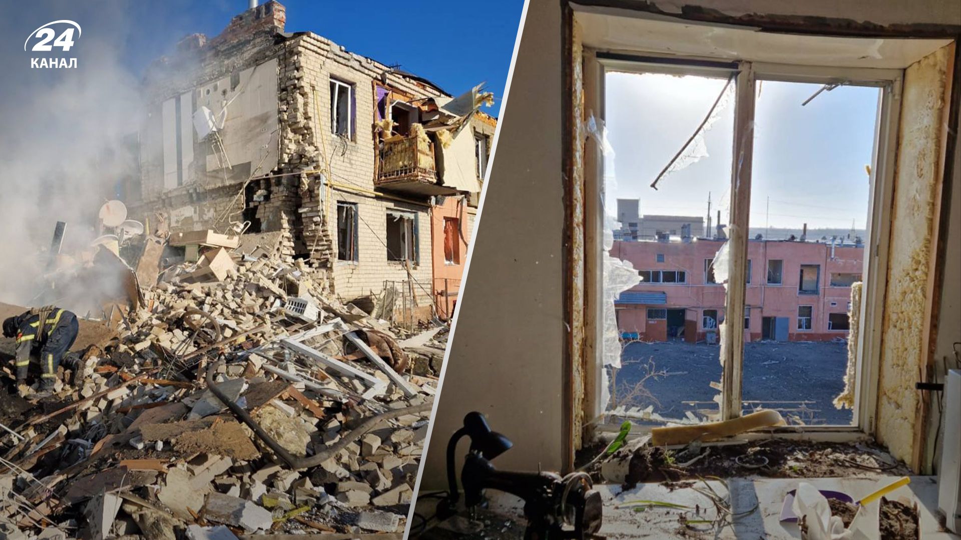 Росія знищила у Куп’янську будинок на 2 під’їзди