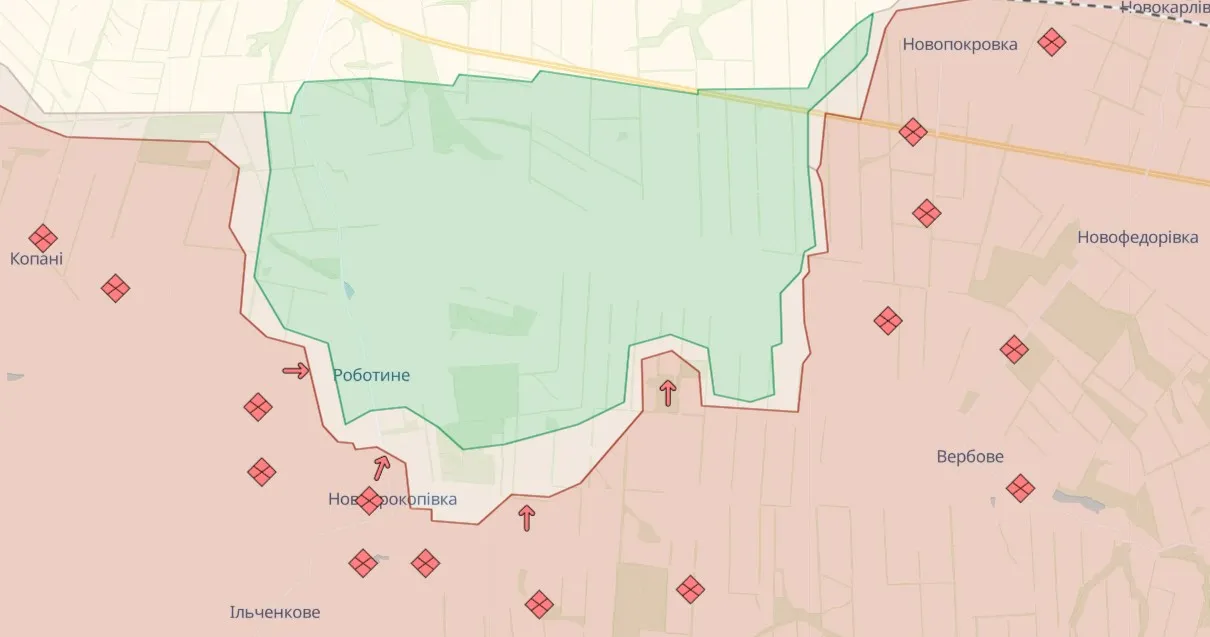 Ситуация в районе Роботино Ситуация в районе Роботино