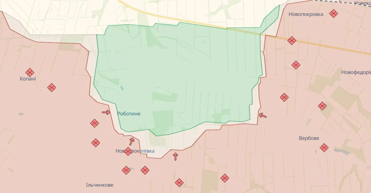 Ситуация возле Роботино Ситуация возле Роботино