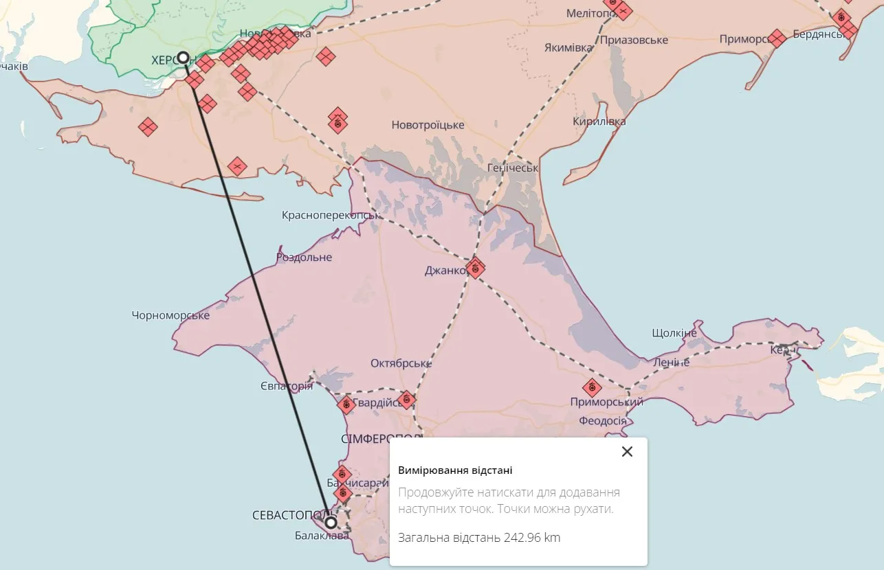 Куда могут попасть ракеты ATACMS Куда могут попасть ракеты ATACMS