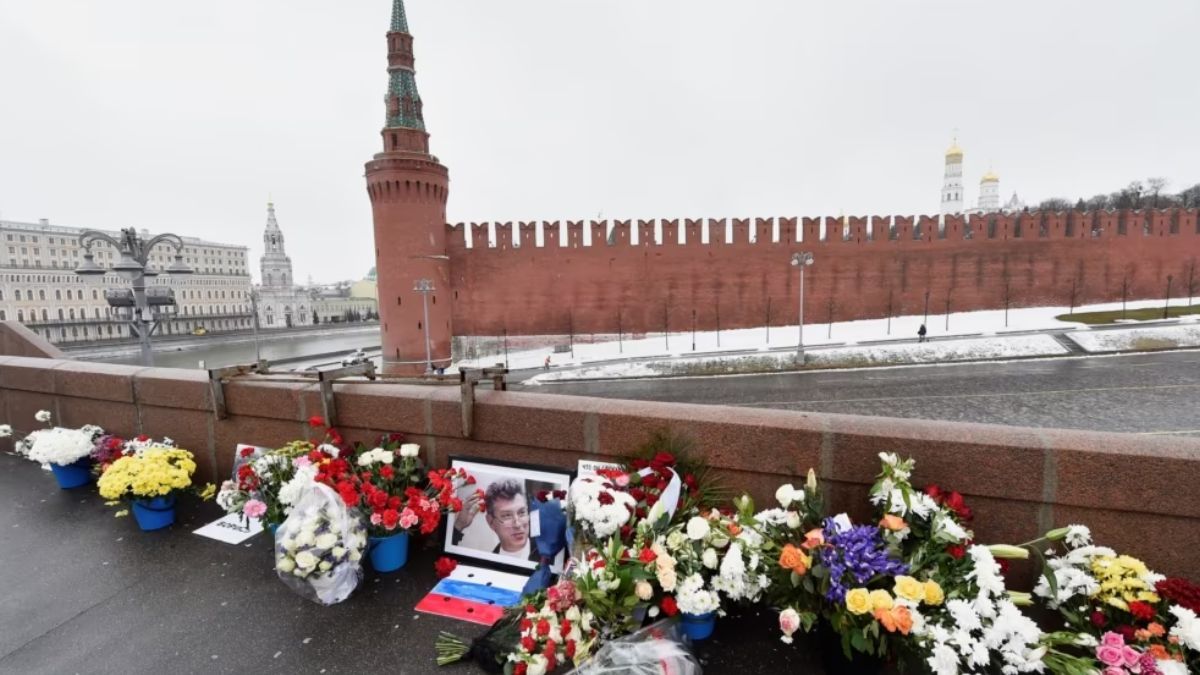 Место убийства Бориса Немцова, фото иллюстративное