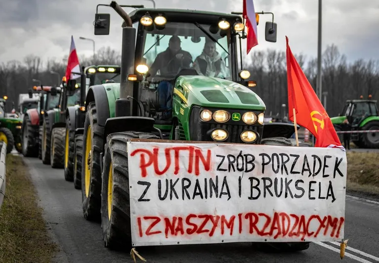 Фермер з Польщі закликав Путіна розібратися з Україною і Брюсселем