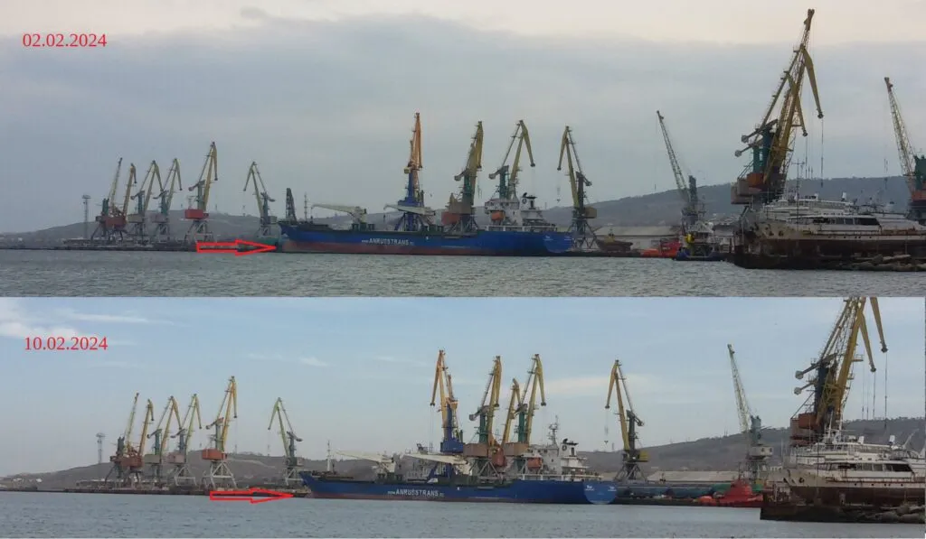 судно FEDOR в окупованій Феодосії судно FEDOR в окупованій Феодосії