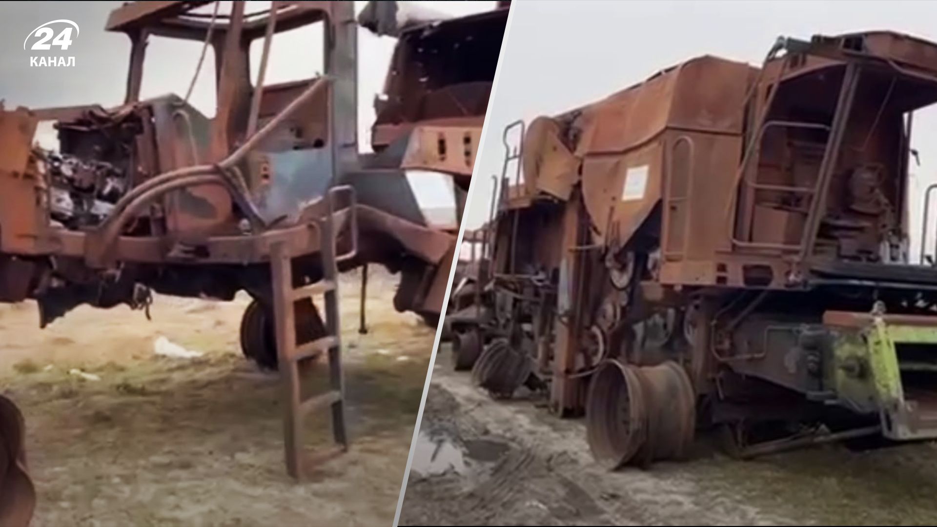 На границе с Польшей украинцы свезли сожженную технику из-за войны На границе с Польшей украинцы свезли сожженную технику из-за войны