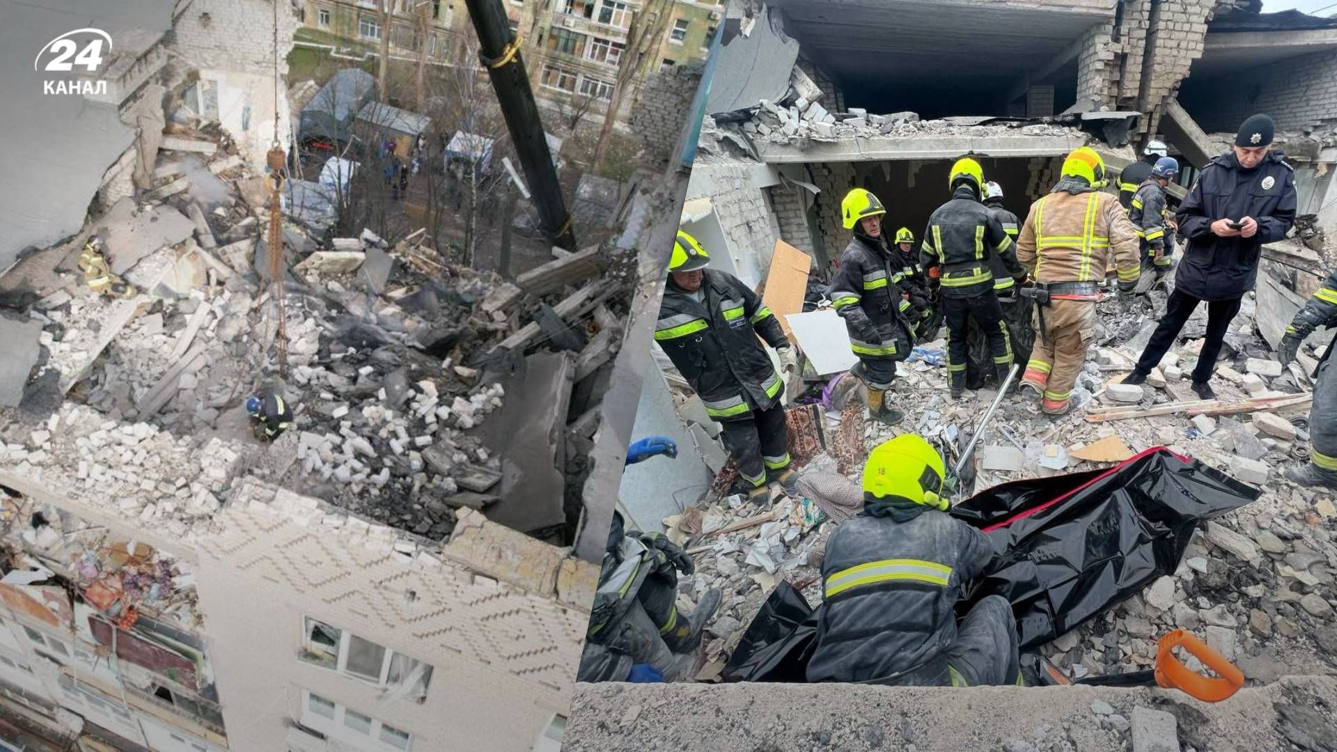 Россияне ударили по дому в Днепре Россияне ударили по дому в Днепре