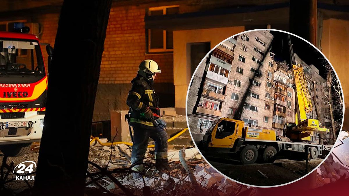 Что происходило в Днепре после попадания дрона в жилой дом - 24 Канал Что происходило в Днепре после попадания дрона в жилой дом - 24 Канал