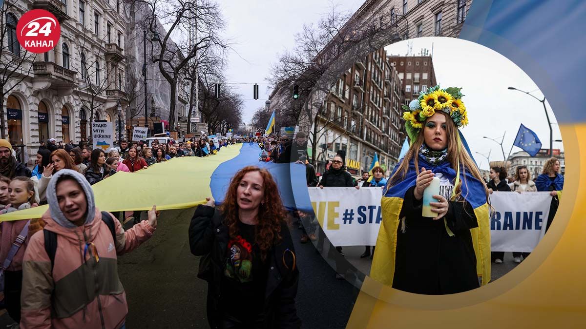 В Угорщині відбулася проукраїнська акція - кого та за що критикували мітингарі - 24 Канал В Угорщині відбулася проукраїнська акція - кого та за що критикували мітингарі - 24 Канал