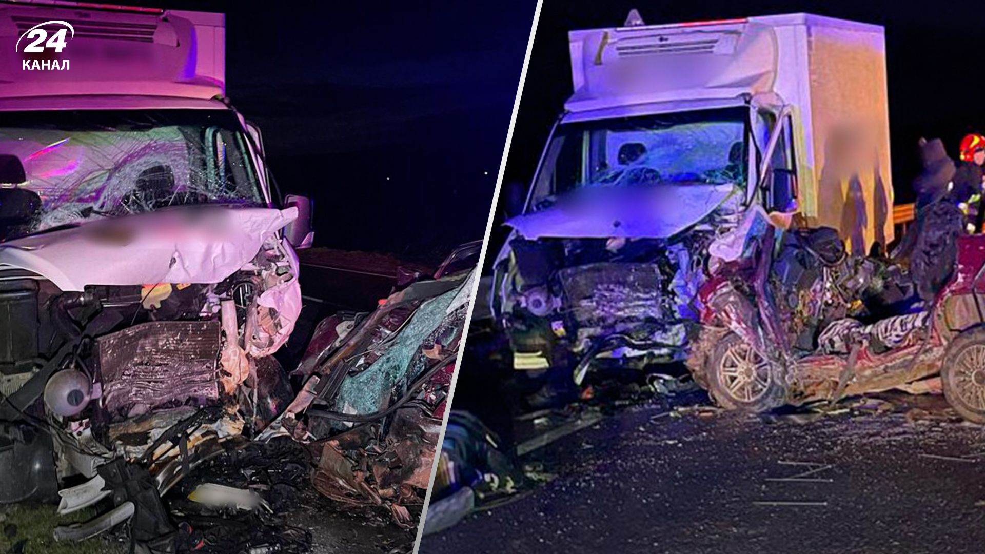 На Львівщині п'яний водій влетів у автомобіль евакуації полеглих воїнів - 24 Канал