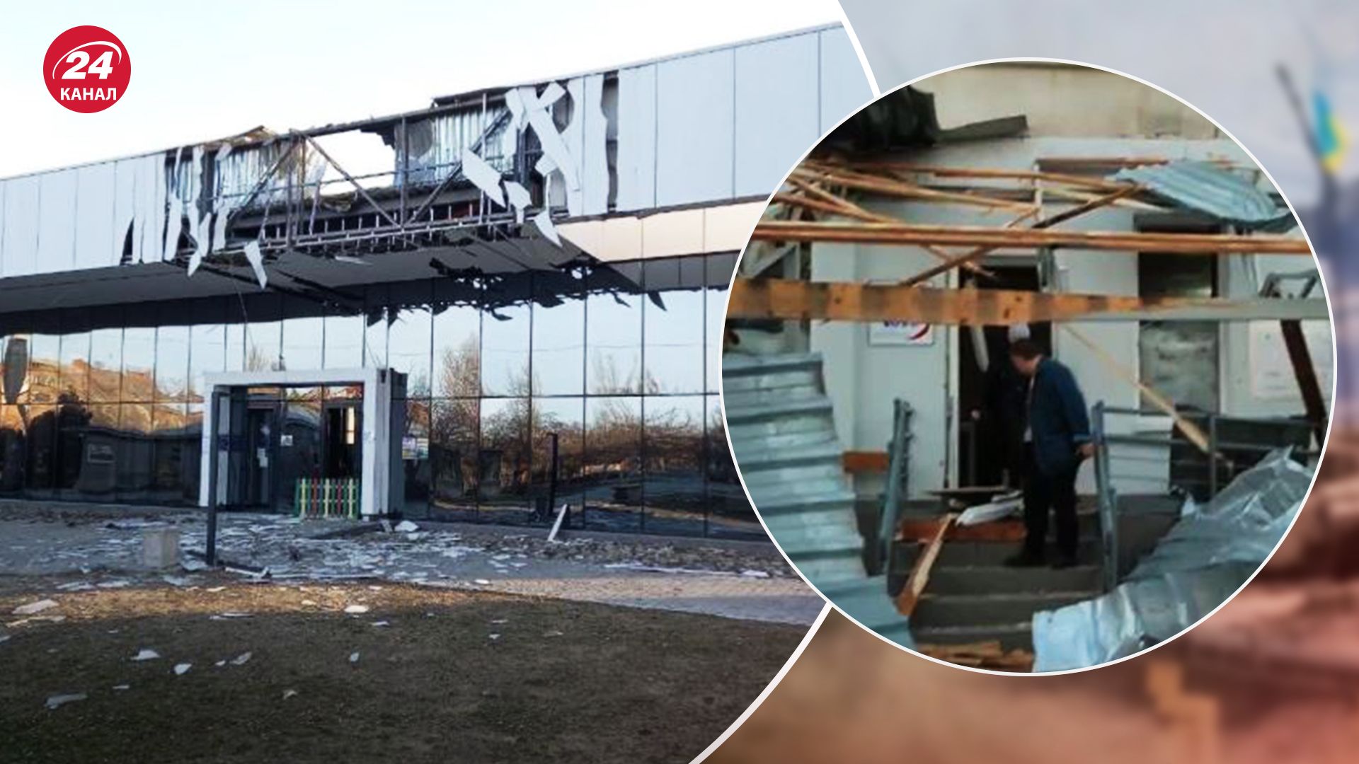 В Новой Каховке на Херсонщине взорвали штаб "Единой России"