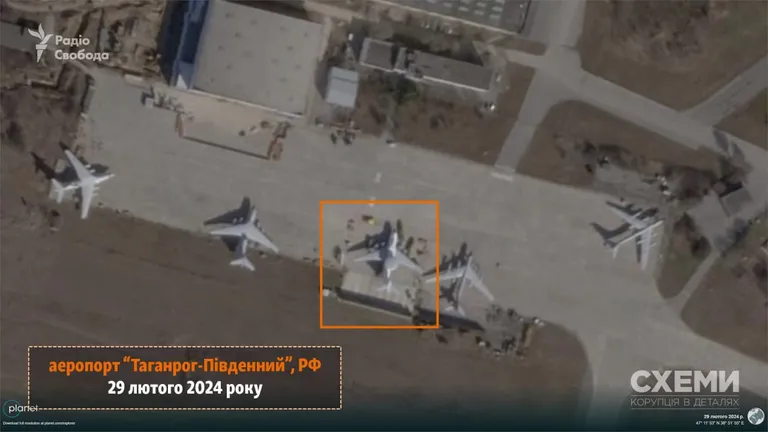 Російський А-50 перебуває на аеродромі у Тагарнрозі