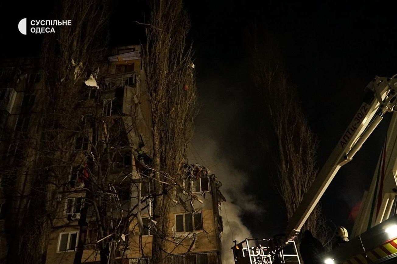 Атака по Одессе в ночь на 2 марта 2024 года - видео, детали
