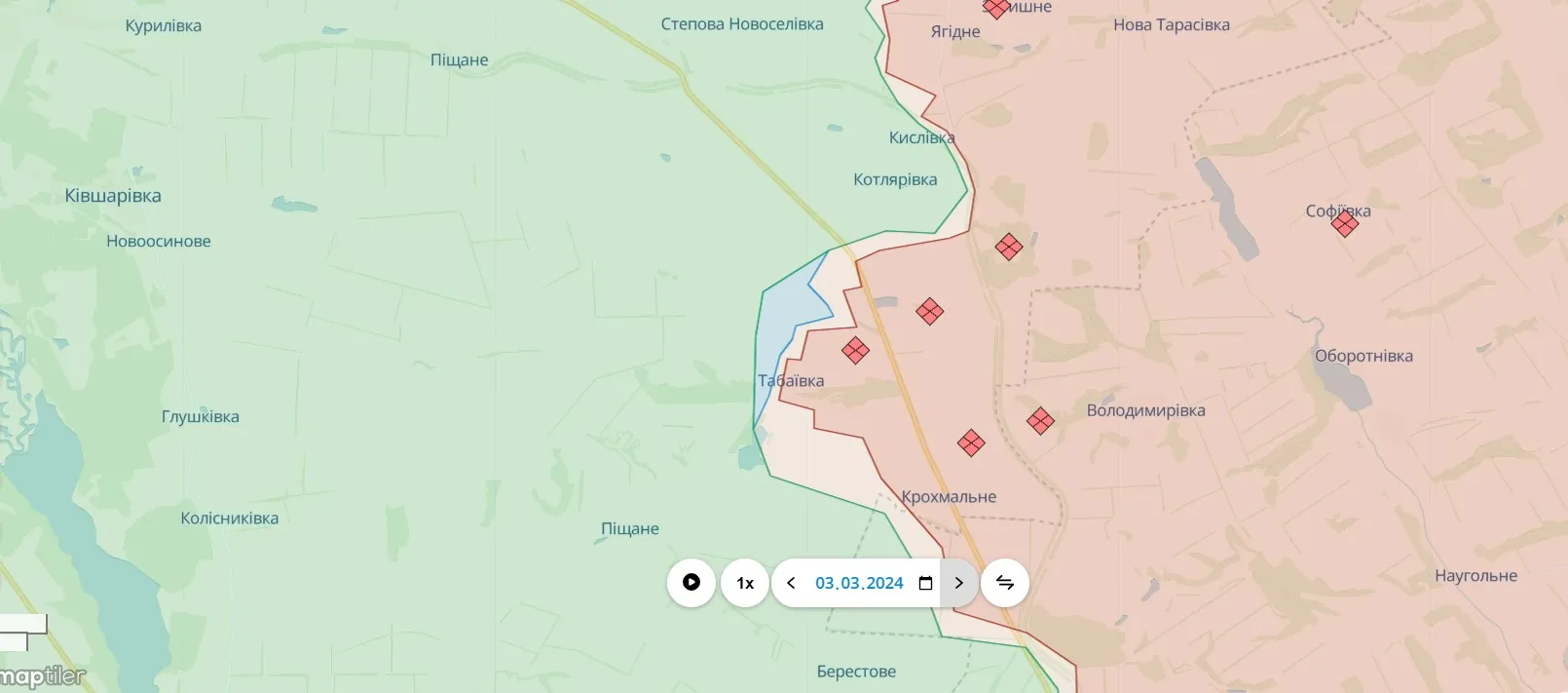 Росіян відкинули біля Табаївки Росіян відкинули біля Табаївки