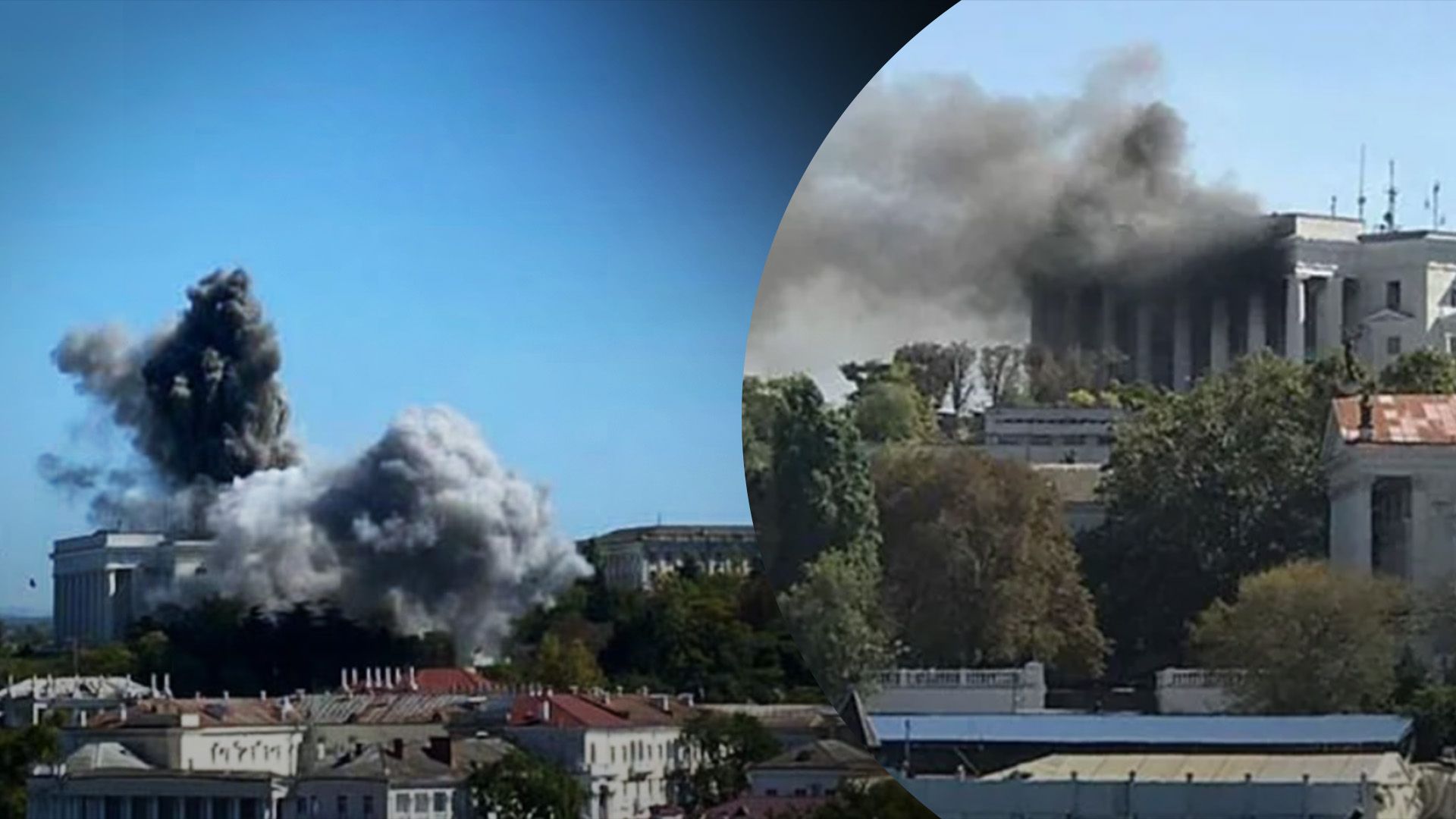 Что осталось от штаба Черноморского флота Что осталось от штаба Черноморского флота