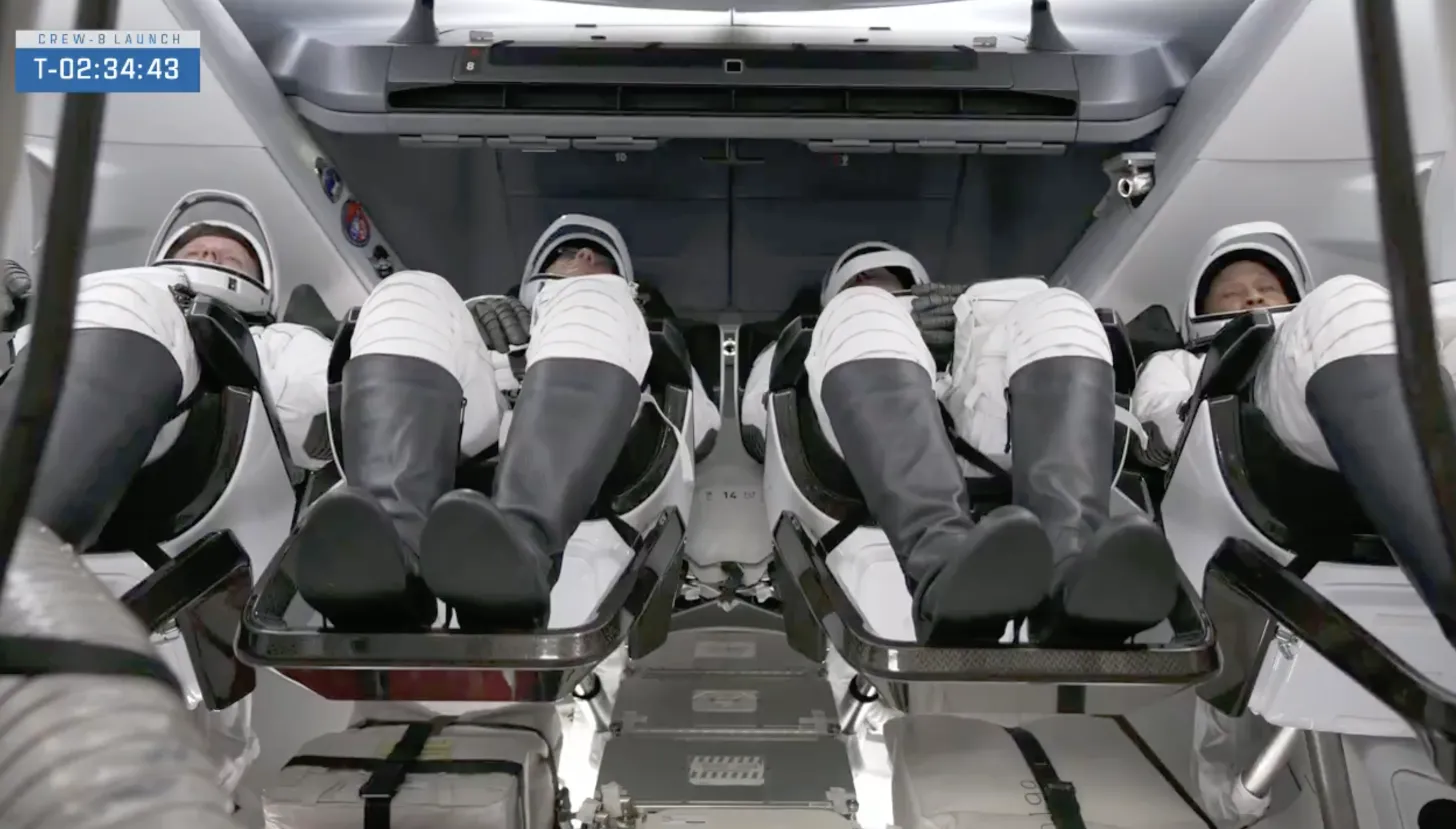 Экипаж миссии SpaceX Crew-8