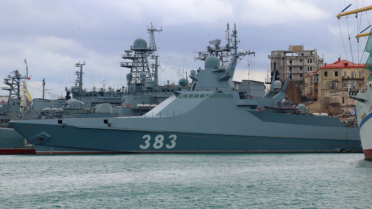 Російський патрульний корабель "Сергій Котов" проєкту 22160, потоплений дронами ГУР 5 березня 2024
