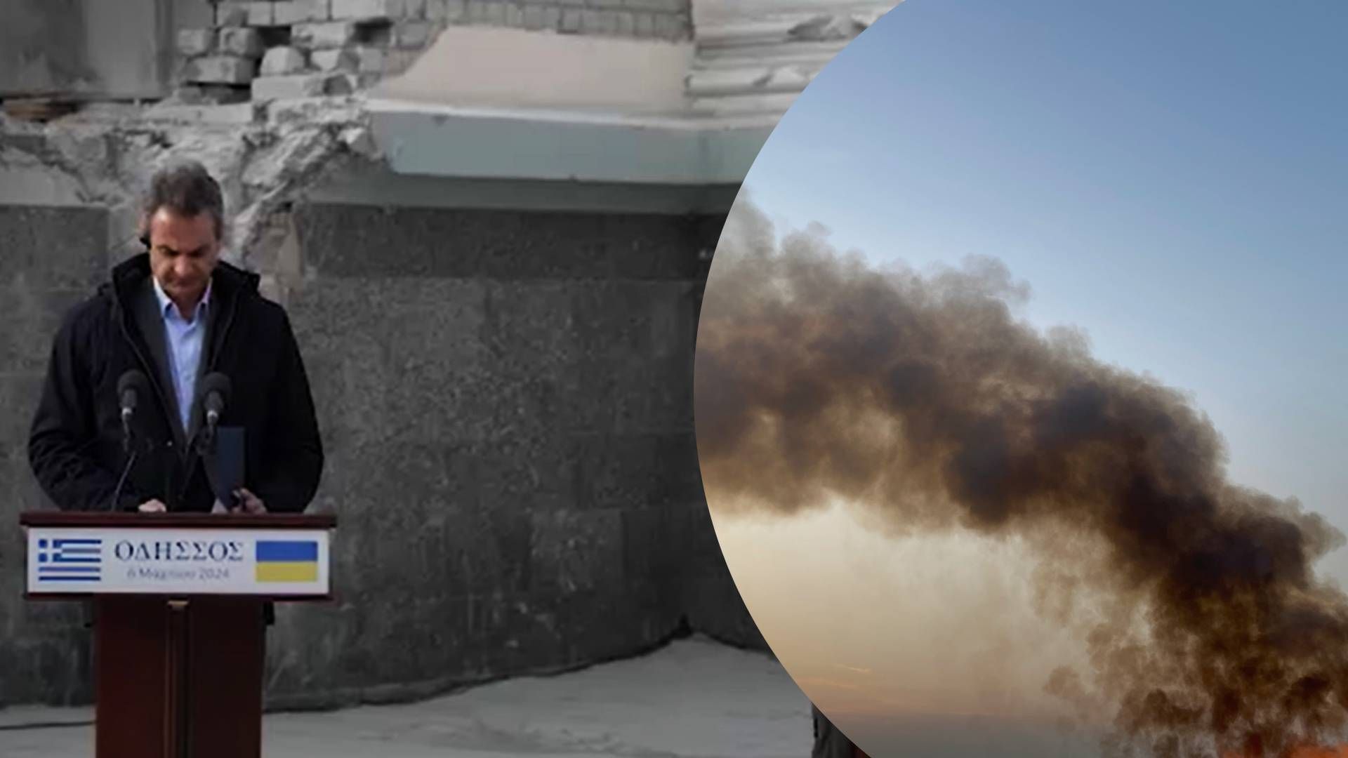 Зеленский прокомментировал ракетный удар по Одессе во время его встречи с премьером Греции - 24 Канал