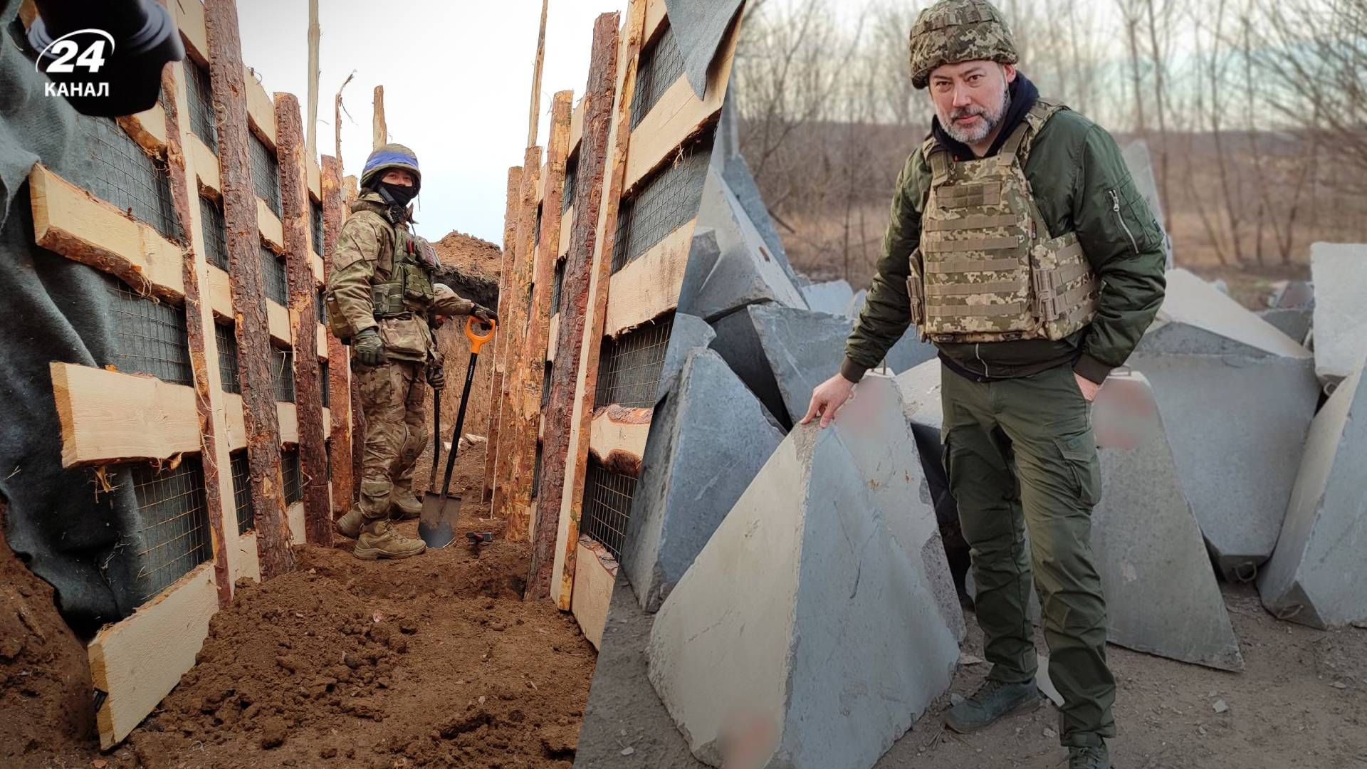 Дмитро Лиховій показав фортифікації на Авдіївському напрямку Дмитро Лиховій показав фортифікації на Авдіївському напрямку