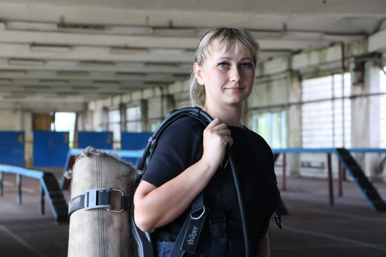 Светлана Журик – женщина-пожарная из Днепра