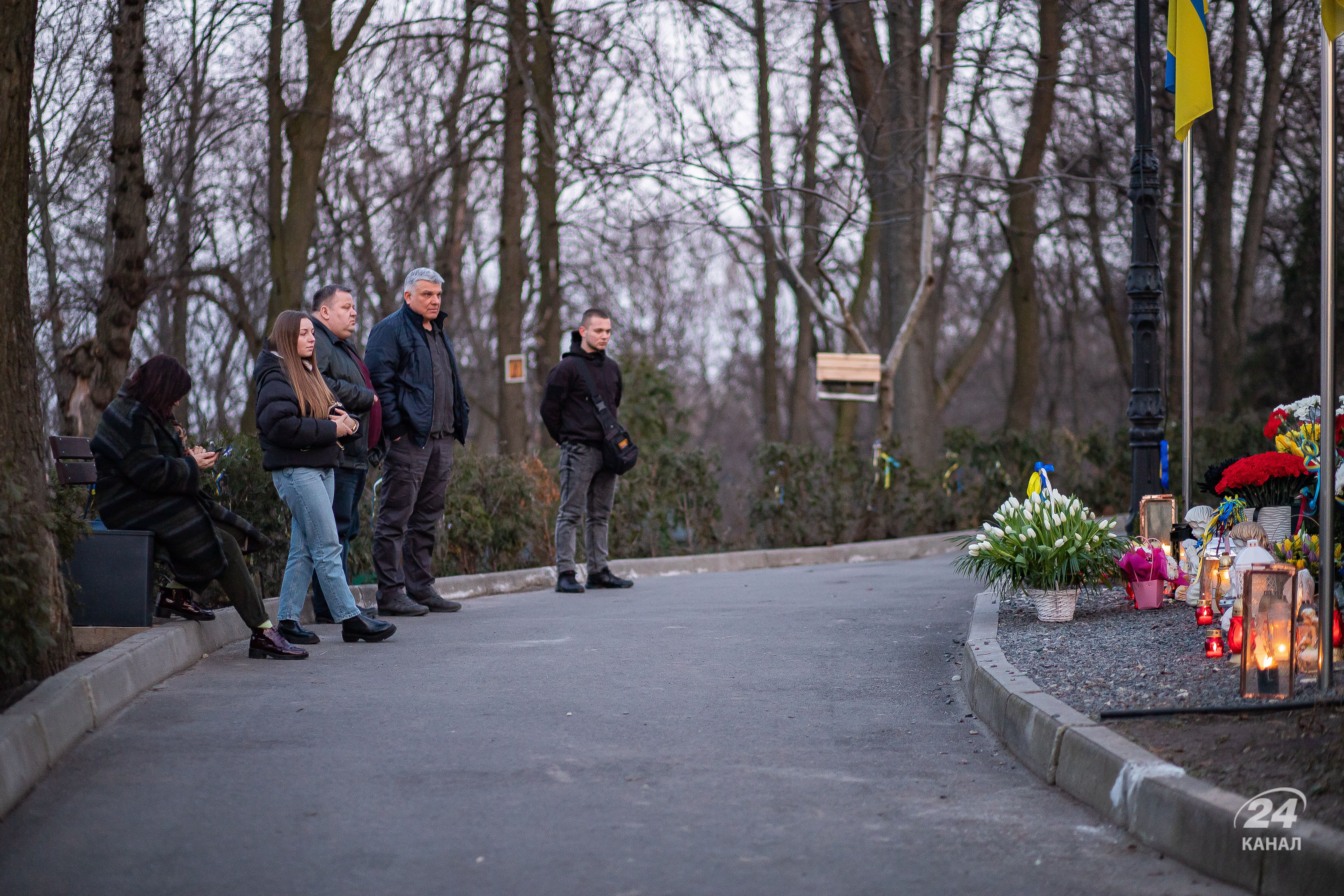 Могила Дмитра Коцюбайла Да Вінчі у Києві