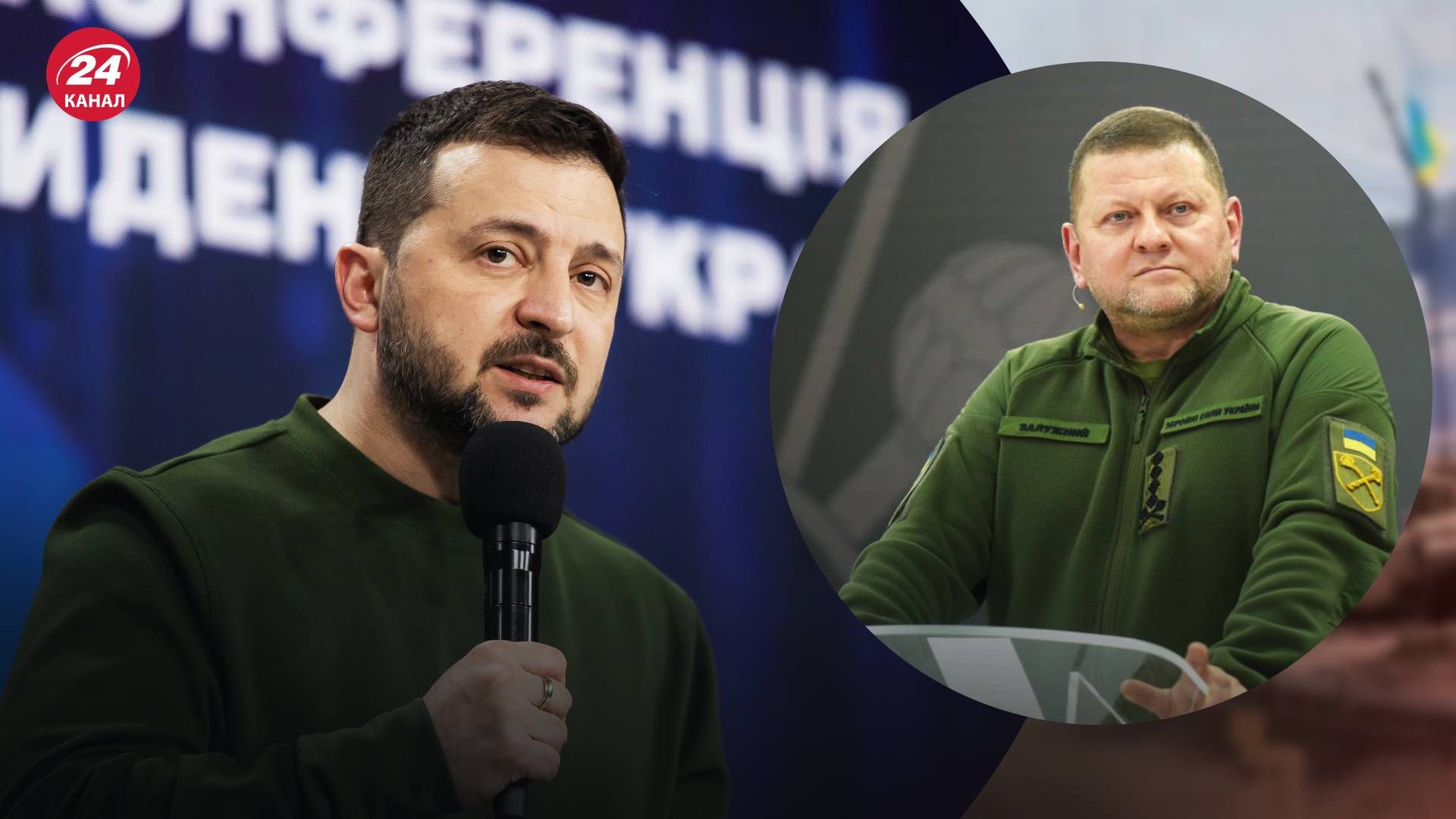 Зеленський відповів, чи заміна Залужного покращила ситуацію на полі бою - 24 Канал Зеленський відповів, чи заміна Залужного покращила ситуацію на полі бою - 24 Канал