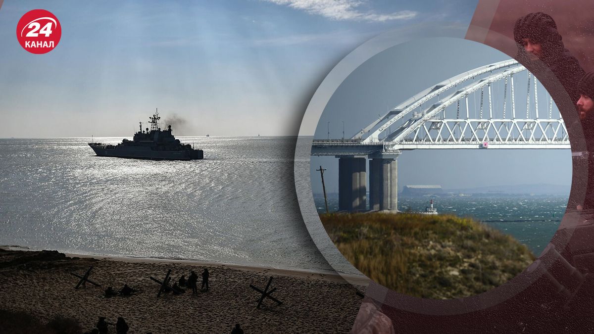Россияне предлагают прятать корабли за Крымским мостом: пропагандисты не на шутку разозлились - 24 Канал