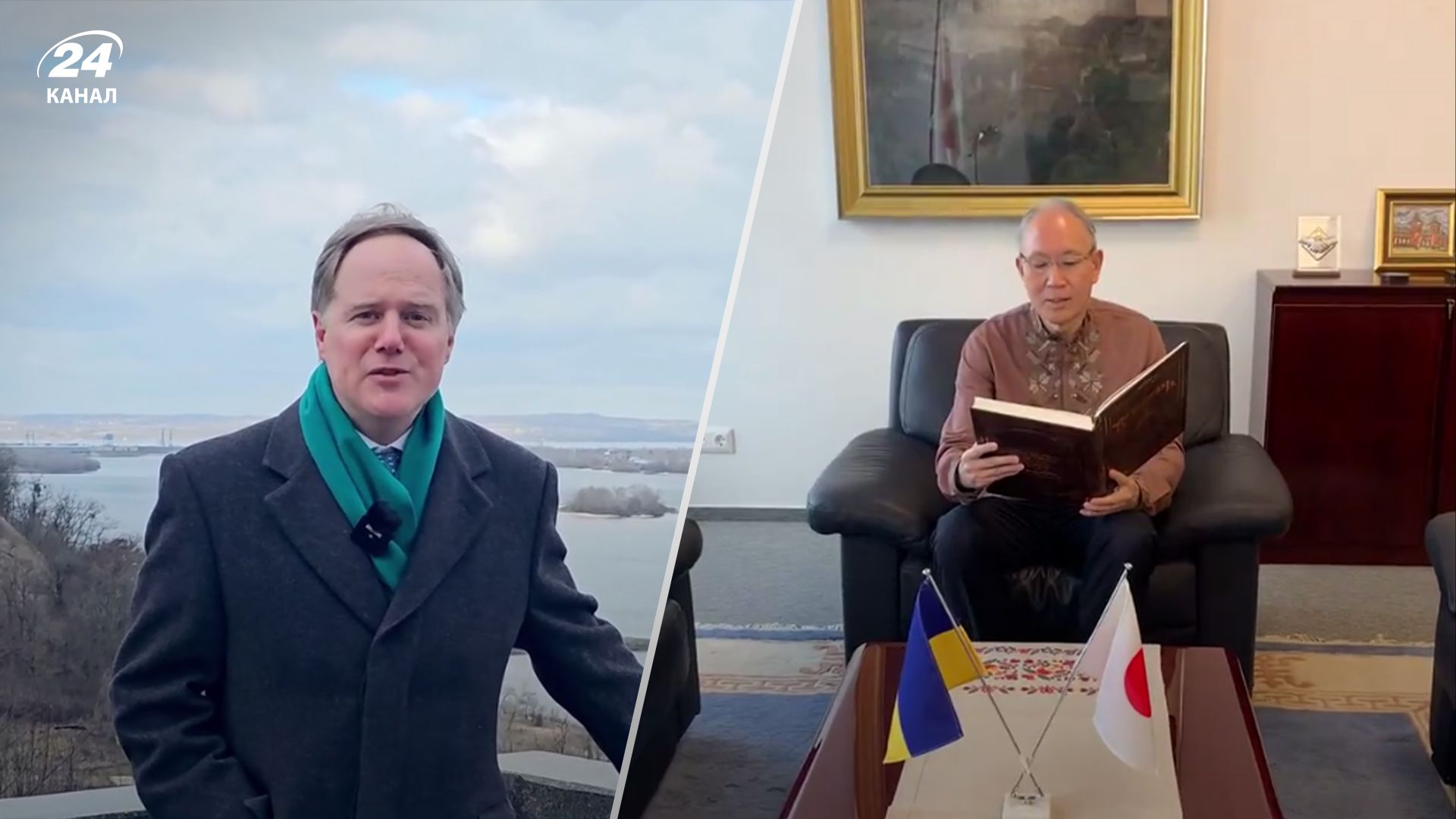 Послы Великобритании и Японии зачитали стихотворения Шевченко Послы Великобритании и Японии зачитали стихотворения Шевченко