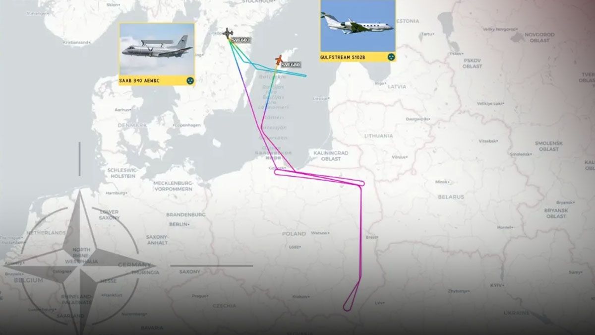 Шведські літаки помітили біля російського кордону - 24 Канал