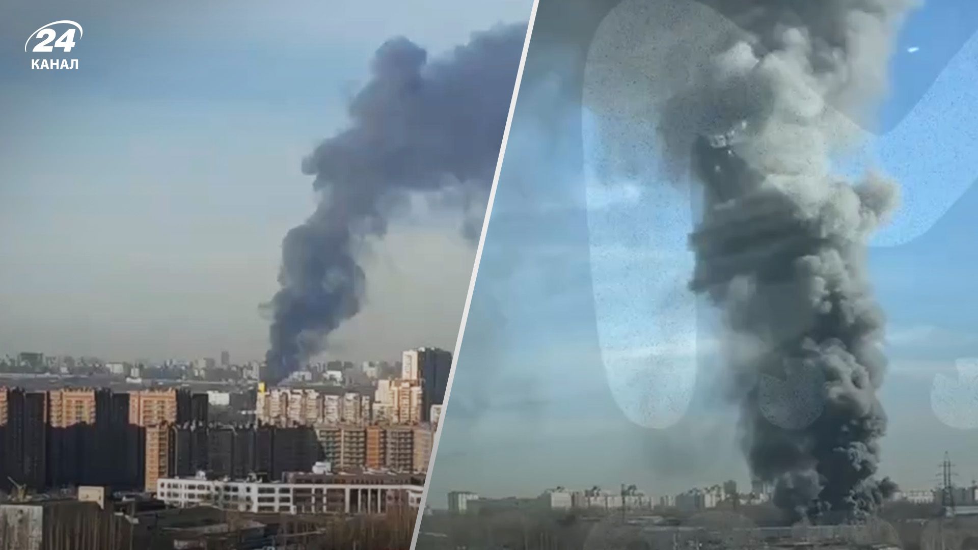 У Санкт-Петербурзі спалахнула пожежа У Санкт-Петербурзі спалахнула пожежа